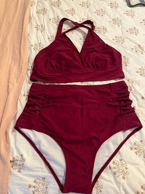 High-Waist Bikini Set